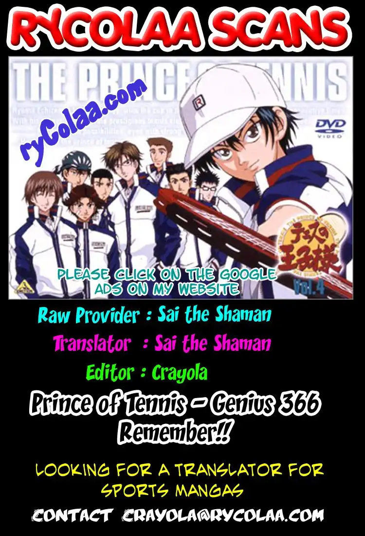 Prince of Tennis Chapter 366 1